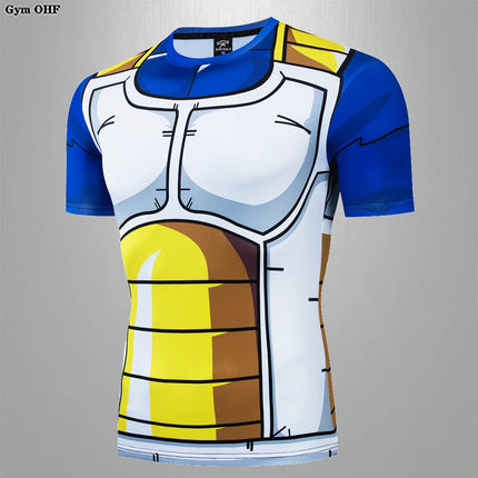 MMA Rashguard Jiu Jitsu Bjj T-Shirt Men Compression Shirts Quick Dry Gym Running Sports Tops Tee Boxing Jersey Mens T Shirt