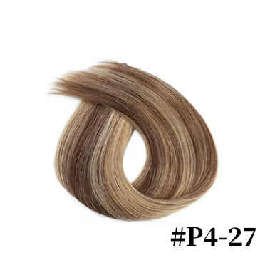 Human Hair One Piece Fish Line Extensions 12-26 inch #27 For An Affordable Luxury Hair Item