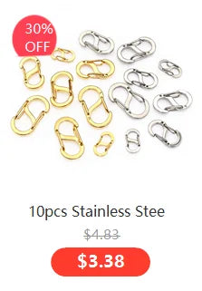 10pcs Cat Heart Snap Hook Trigger Clips Buckles For Keychain Lobster Lobster Clasp Hooks for Key Ring Clasp Jewelry Supplies