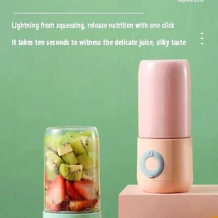 500ML Electric Juicer Portable Smoothie Blender 6 Knife Mini Blenders USB Wireless Rechargeable Mixer Juicers Cup For Travel