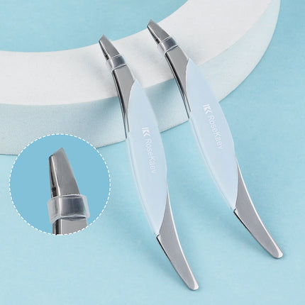 2PCS multifunctional stainless steel eyebrow clip/pliers, for beard hair,Eyebrow trimming tools, suitable for men and women
