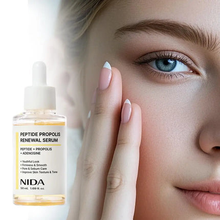 NIDA Propolis Peptide Rejuvenation Facial Serum Skin Barrier Double Repair Serum Firming & Smoothing Cream Facial Skin Care Set