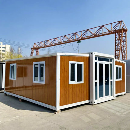 Detachable Portable Flat Pack Container Cabin Luxury Prefab Home Quick Assemble Steel Design Mobile Prefabricated House