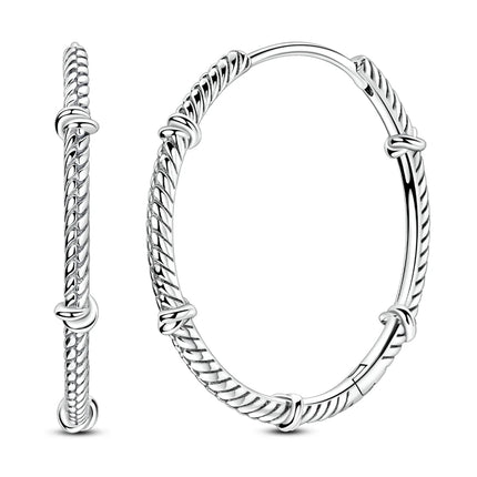 2025 New 925 Sterling Silver Earrings Simple Bow Strawberry Butterfly Hoop Stud Earrings for Wedding Party Women Jewelry Girls
