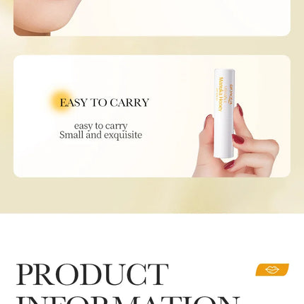 BIOAOUA Vitamin E Honey Lip Balm Moisturizing Anti Cracking Nourishing Nourishing Lipstick Lips Skin Care Products