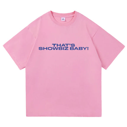 Jade That's Showbiz Baby 2025 New Album T-Shirt Men/Women Clothing Vintage Harajuku High Quality Clothes Cotton T-Shirts for Gift