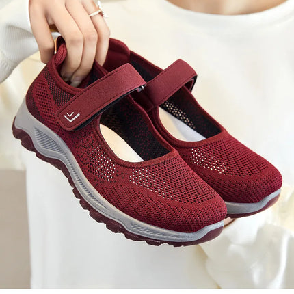 Women Shoes Breathable Vulcanized Shoes White ZapaWomen Sneakers Fashion Breathable Mesh Casual Walking Shoes Women Work Shoes