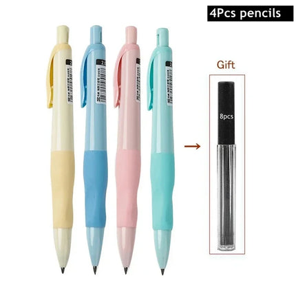 2mm Mechanical Pencils Set Carpenter Drafting HB Pencil 2.0 mm for Drawing Writing Sketching Kawaii School Supplies