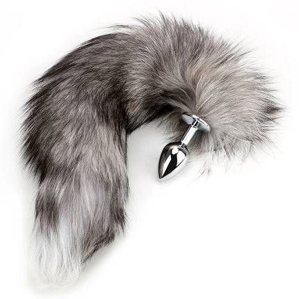 25mm Sexy Fox Tail Hairy Anal Plug For Women Men Butt Dilator Couple Tools Sex Toys Adult Games Erotic Products Bondage Set Shop