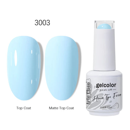 Arte Clavo HEMA TPO FREE Gel Nail Polish 15ML Long Lasting For Manicure Semi Permanent Nail Art UV LED Gel Varnish Nail Supplies