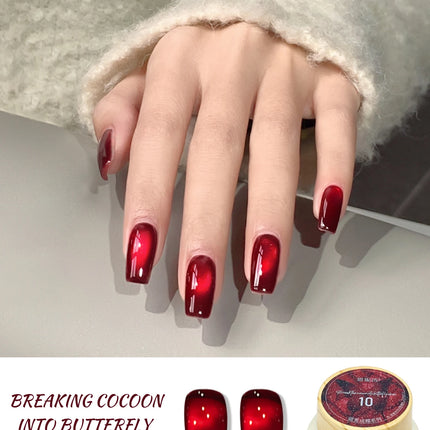 12g Reflective Magnetic Cat Eye Gel Polsih 12 Colors Set Soak Off Varnish Semi Permanent Holographic Cat Eye Gel Nail Art