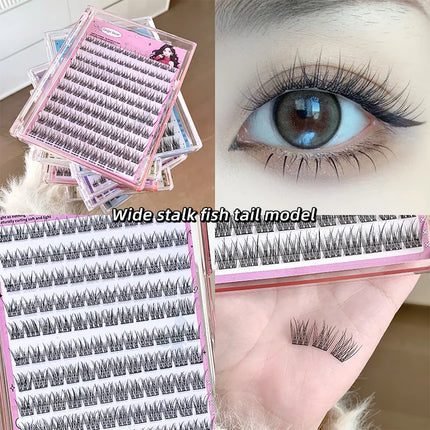 Gegebear Large-capacity Glue-free False Eyelashes Sunflower Natural Thick C Curling Segmented Eyelashes Suitable For Daily Use