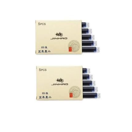 Jinhao 5/10/15 pcs Color Ink Cartridge Refill Fountain Pen Office School Student Stationery Ink Supplies Fountain Pen Ink