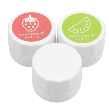 Professional Eyelash Glue Remover 5G Fruit Flavour Fragrancy Smell Remover Cream for Grafting Eyelash Extension Makeup Tools