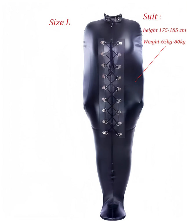1PC Sex Slave Bondage Outfits Behind Back Bondage Armbinder，Leather Straight Jacket BDSM Restraints Slave Sex Toys For Couples