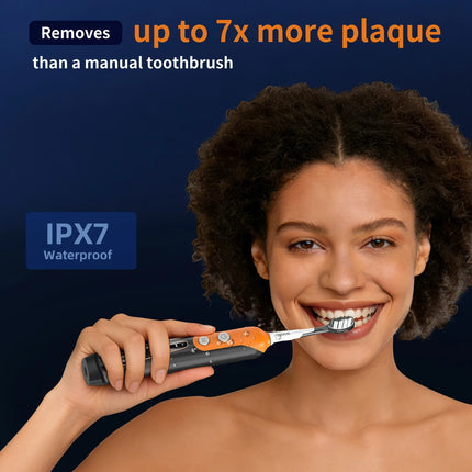 S9 Sonic Electric Toothbrush for Adult Whitening&Gum Care,Rechargeable 180-Day Battery 5 Modes IPX7 Waterproof,4 Brush Heads