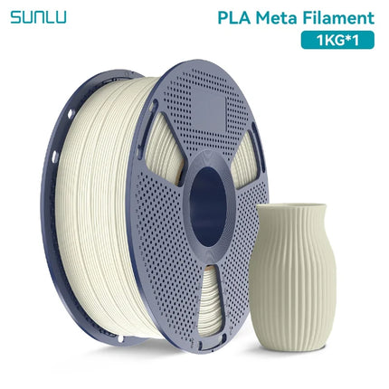 SUNLU 1KG PLA Meta 3D Printer Filament 1.75mm 1000g Spool (2.2lbs) Neatly Arranged No Knot Filament Fit Most FDM Printer
