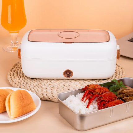 USB Portable Electric Lunch Box 5V 12V 24V Car Truck Camping Work School 220V Food Heated Warmer Container Stainless Steel Set