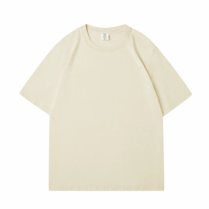 WAVLATII New Women Solid Cotton T Shirts Female Dark Green Oversized Casual Soft Tees Unisex Short Sleeve Summer Tops