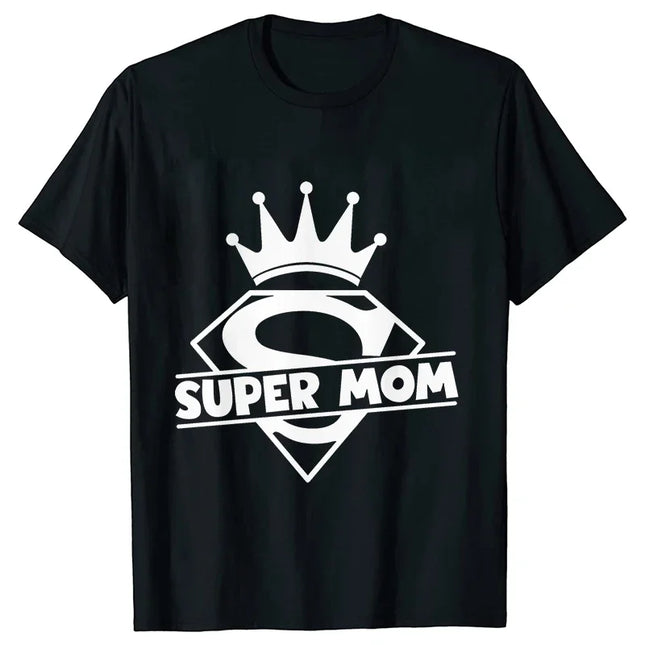 Family Matching Outfits Set Super Mom Dad Best Son Ever Funny Tee Shirt Lovely Birthday T-shirt Funny Family Party Graphic Tops