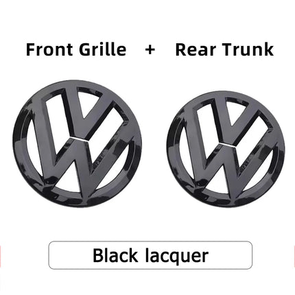 2pcs Emblem Front Grille Rear Trunk Sticker Badge Decals For VW Polo Golf MK6 MK7 MK8 Passat B6 B7 B8 Tiguan CC T-ROC Arteon