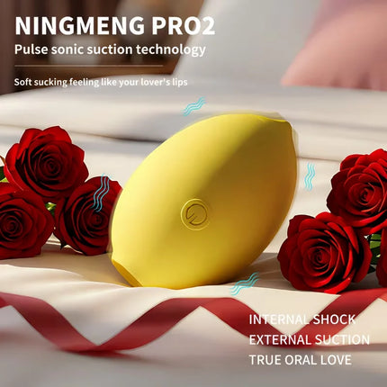 Lemon Vibrator Sucking G-Spot Clitoral Stimulator Vibrating Massger 10 Modes Silicone Dildo Clitoral Sucker Sex Toy For Women