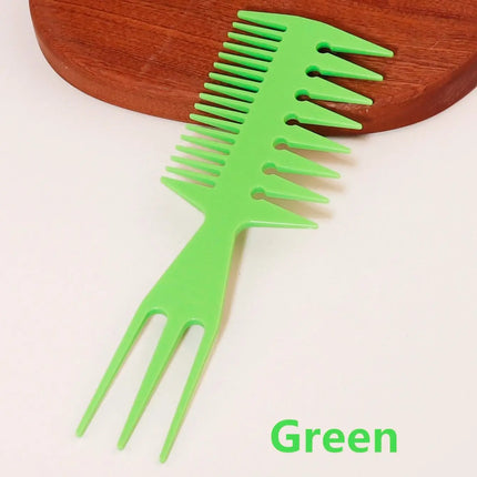 Double sided large teeth comb, anti-static curly hair styling, suitable for hair salons,special for real hair wigs
