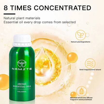 NAMSTE 500ML Aroma Essential Oil Hotel Series Use In Aroma Diffuser Fragrance Essential Oil Is Suitable For Home Office SPA Club
