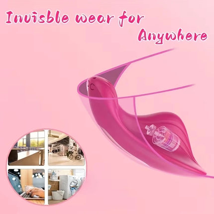Wearable Vibrator Toy for Female Wireless Panty with App Control Bullet Sex Toy Vibrating Panties for Couples Women's Spring