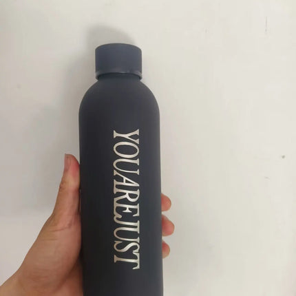 LOGO Name Thermal Bottle with Digital Thermometer 500ml Led Bilayer Flask Vacuum Insulated Bottle Portable Thermos Bottle