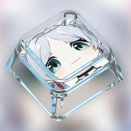 Animation Frieren: Beyond Journey's End Personalized Keycap Single PC Art Transparent Mechanical Keyboard Keycap Gift