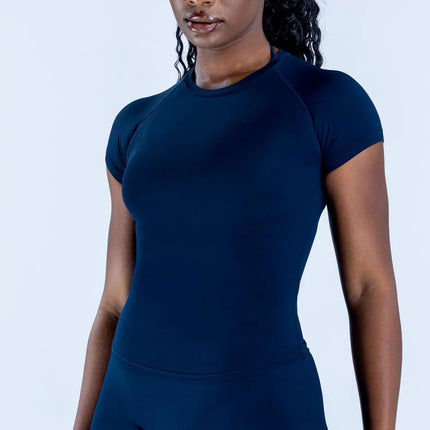 Impact Short Sleeve Top sport T-shirt women fitness Seamless Gym clothes Workout Activewear Yoga Running Tee Slim versatile top