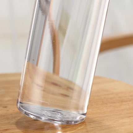 300/400/500ML Transparent Handy Cup Portable Plastic Water Cup Drinking Bottle for Outdoor Sports Kitchen Tools Fitness Cup