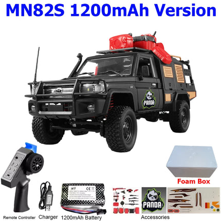 MN82 MN82PRO MN82S MN82T RC Car 1/12 4WD 2.4G Remote Control Car Climbing Off-road RC Crawler LED Light Truck RC Toys As Gift