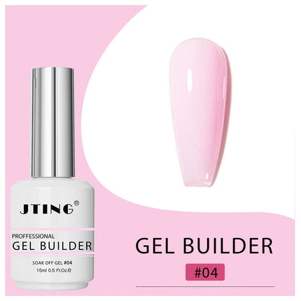 JTING 1pc 15ml Professional Quality 16colors Biab Gel Builder in a Bottle Nail Extension Vegan Cruelty Free Gel Polish
