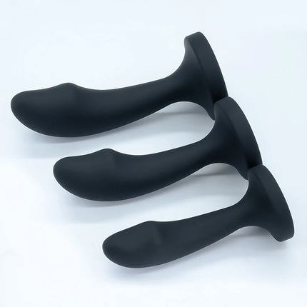 3 Sizes Butt Plug for Women Silicone Anal Plug Crystal Base Anal Toys Anal Trainer Anal Dildos Sex Toys For Women Men Adult Toys