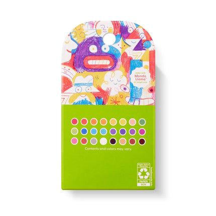 24ct Crayons Classic Colors - Mondo Llama: School Supplies for Kids, Low-Odor, Multicolor, Ages 3+