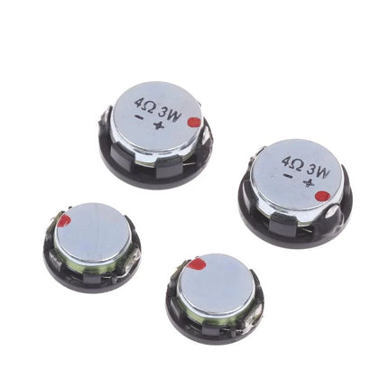 2Pcs Mini Sound Speaker 20/24/28mm 4Ohm 3W 4Ω 3W Full Range Audio Speaker Neodymium Loudspeaker DIY Home Theater