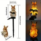 Rabbit Resin Lamp / 1pcs