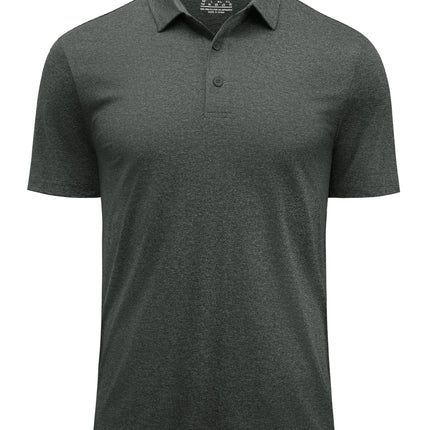 TACVASEN Men's Polo Shirts Short Sleeve Moisture Wicking Lightweight Athletic Casual Collared Golf Shirt Summer Work Polo Shirts