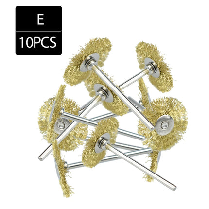 2.35MmX10Pcs Dental Polishing Wheel Wool Cotton Polishing Brushes Polishers for Rotary Tools Jewelry Buffing Polishing Wheel