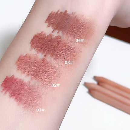 Rose Pink Lip Liner Matte Long Lasting Natural Lipliner Pencil Wooden Pole Nude Brown Lip Liner Lipstick Lips Contour Makeup