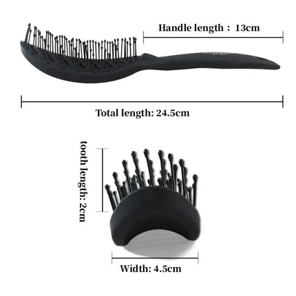 Salon Massager Comb Brush Detangling Drying Brush Anti Static Hollow Out Brush Scalp Massage Combs Styling Curly Hair Brush