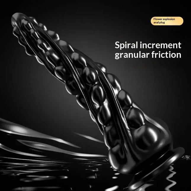 Threaded Octopus Tentacles, Simulated Anal Plug, Adult Sex Toy, Men's And Women's Anal Expanders, Prostate Massager, Suction Cup