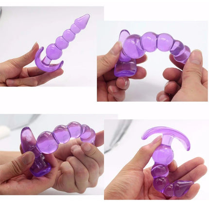 Soft Silicone Anal Plugs Anal Beads Dildos Butt Plug Prostate Massage Unisex Sex Vibrator Adult Sex Toy For Women Adult Games