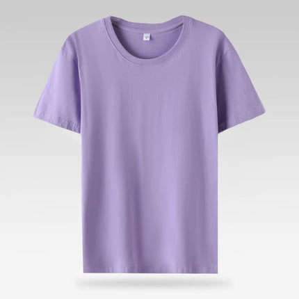 Women 100% Cotton T Shirts.Casual Female Regular Fit Soft Tees Short Sleeve Summer Tops.Yellow Pink Green White