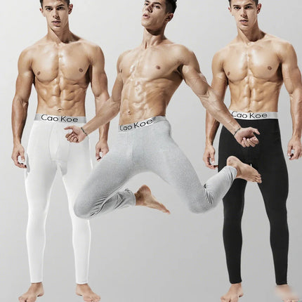 2025 New Men's Tight Sports Pants Slim Pants Autumn Winter Thermal Trousers Plush High Stretch Quick Drying Compression Trousers