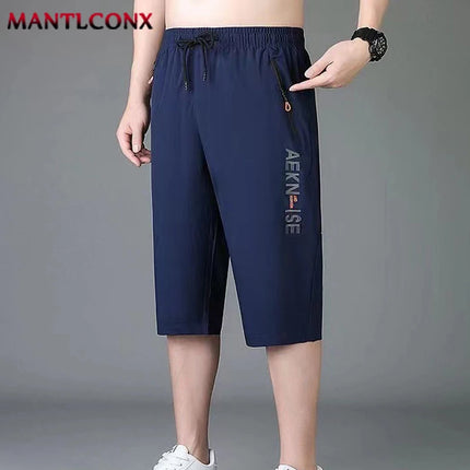 Summer New Loose Shorts Men Breathable Quick Dry Elastic Waist Board Short Pants Fashion Jogging Men Shorts Running Gym Fitness
