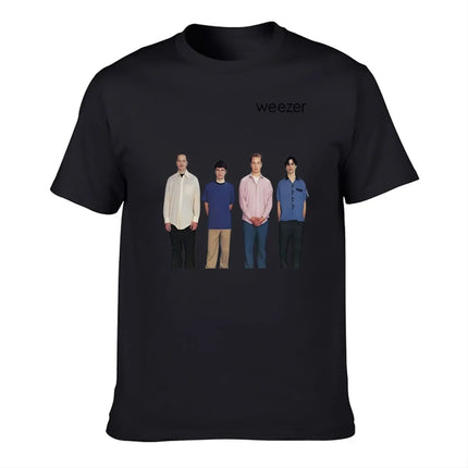 Weezer 1994 album band print T-shirt men's summer hip-hop street casual loose T-shirt oversized O-neck short-sleeved top