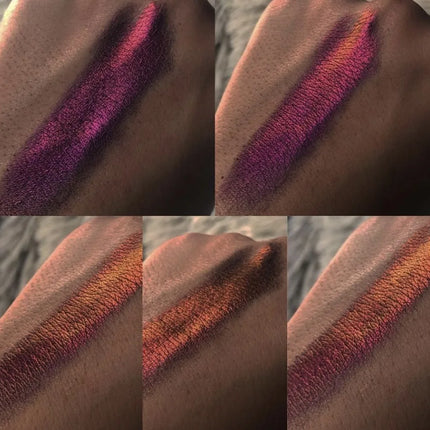 Eye Shadow Metal Chameleon Makeup Palette Mashed Potatoes Shimmer Pigment Single Color Eye Shadow Shine Diamond Shadow New Brown
